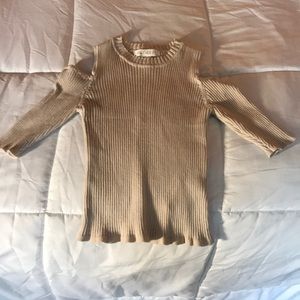 Forever 21 Cold Shoulder Crop Top